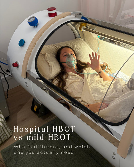 Hospital-Grade HBOT vs Mild Hyperbaric Oxygen Therapy: Understanding the difference and the place for both